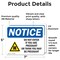 Signmission Do Not Enter If You Are Pregnant Sign, Vinyl Decal, 7in W x 5in L, 2PK OS-2PACK-NS-D-57-L-11188 - alternate 6